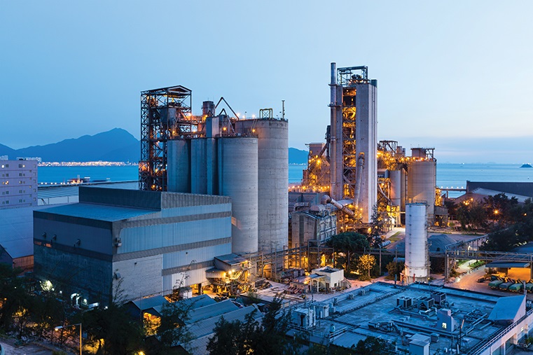 An industrial manufacturing facility