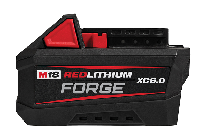 Milwaukee Tool’s M18 Redlithium Forge XC6.0 battery pack