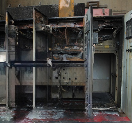 An arc flash can propagate beyond the initial location.