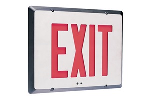 Hubbell’s SERS series recessed exit sign