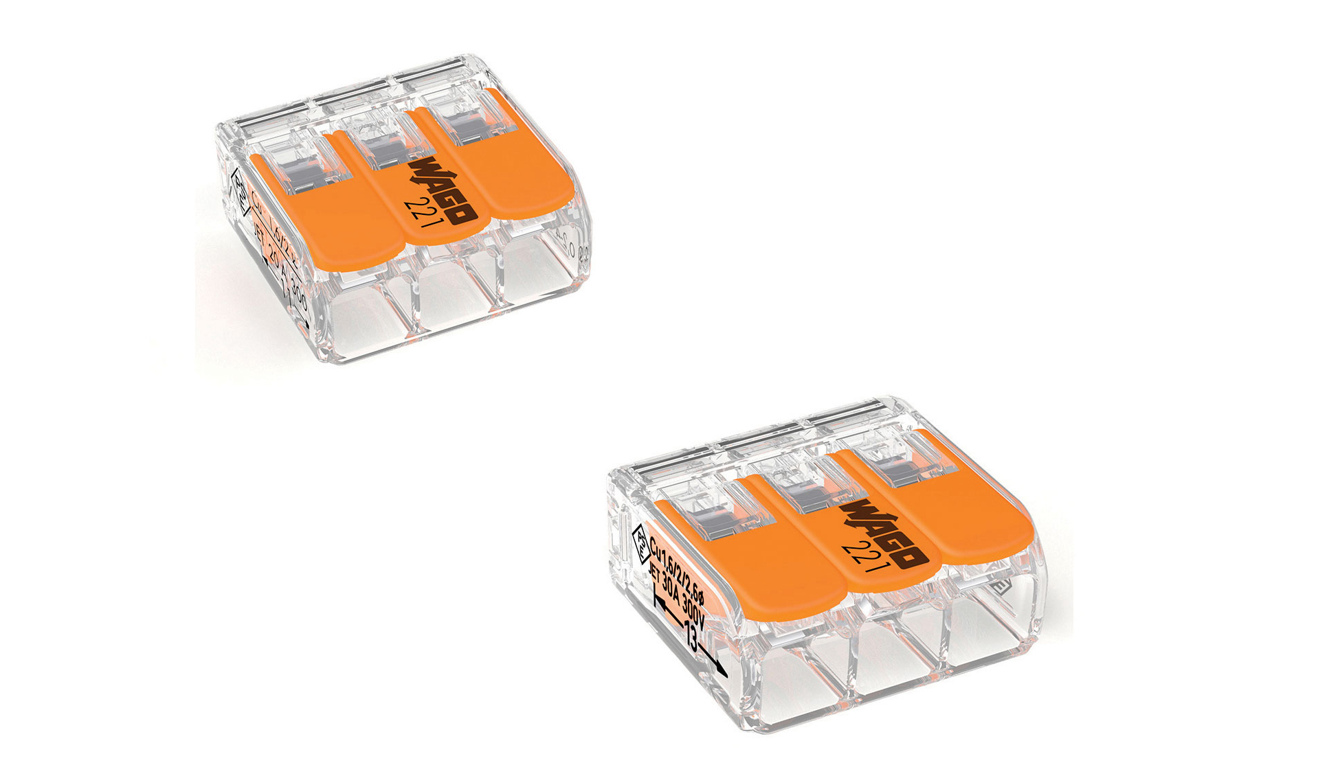 0219_New_wago.jpg WAGO's 10 AWG 221 Lever-Nut Splicing Connector