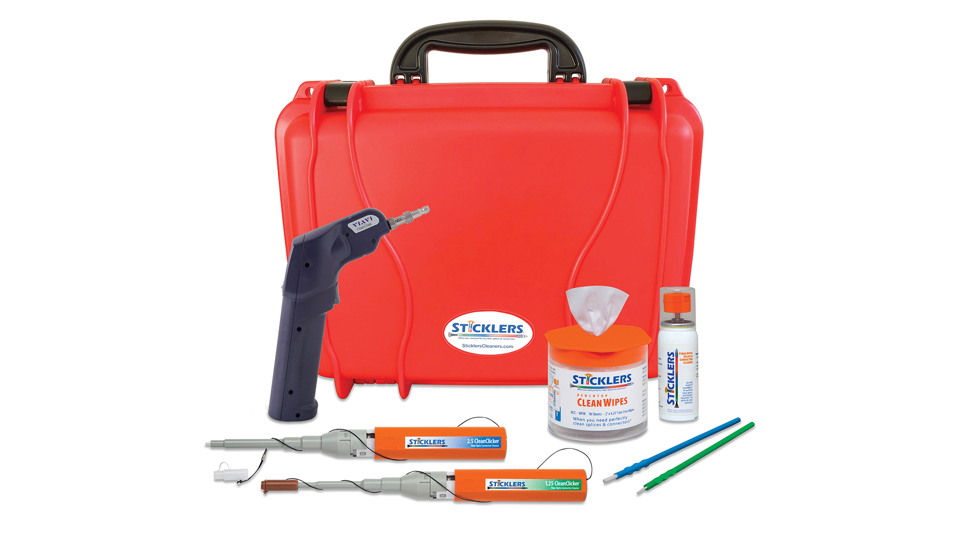 Sticklers' Fiber Optic Inspection and Cleaning Kit