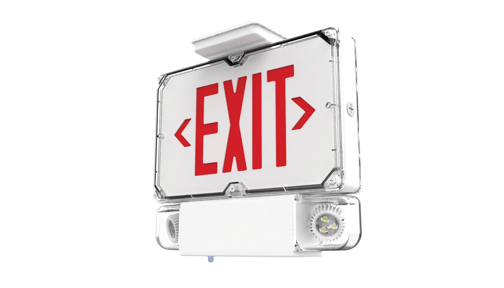 Hubbell's DYNC Combo Exit/Emergency Lighting Fixture