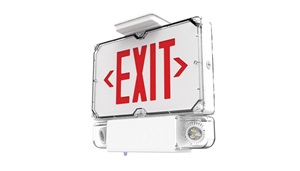 Hubbell's DYNC Combo Exit/Emergency Lighting Fixture
