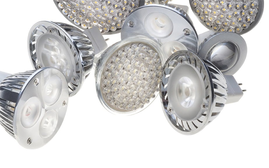 An assortment of LED lighting options