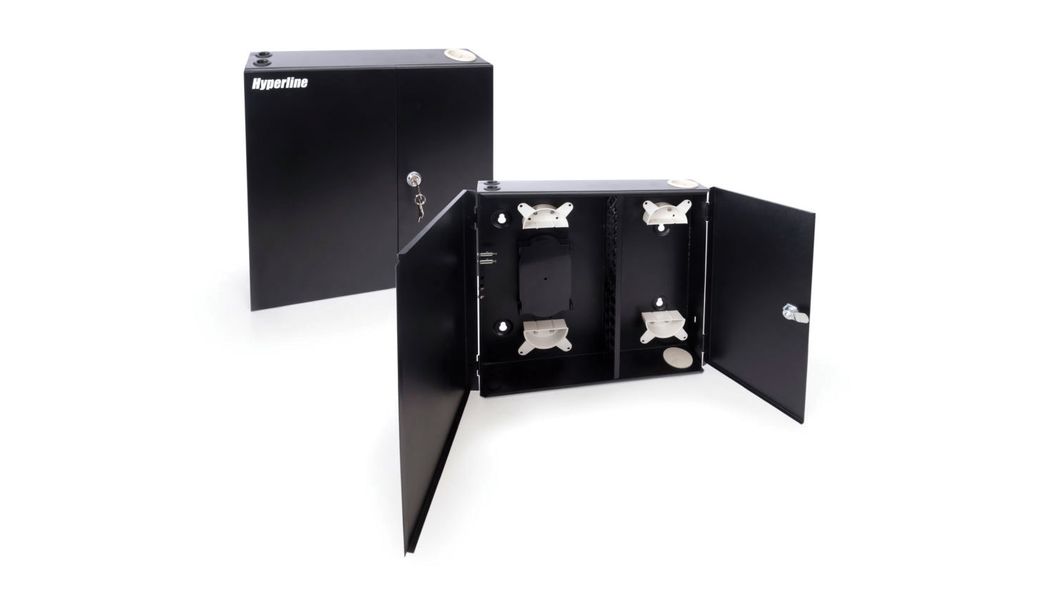 Hyperline's Indoor, Wall-Mount Fiber Optic Enclosure