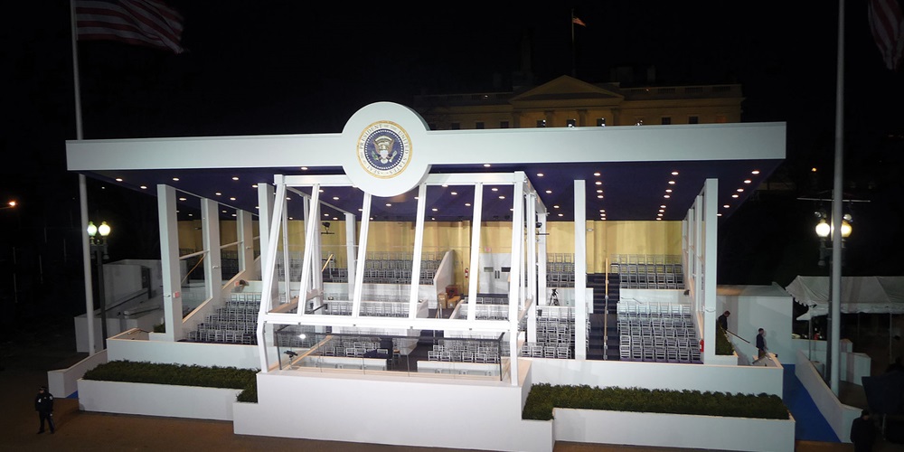 Presidential Innauguration Stand Image Credit: Heller Electric