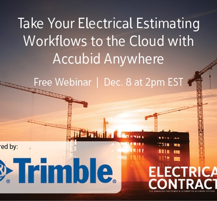 Webinar: Take Your Electrical Estimating Workflows to the Cloud with Accubid Anywhere