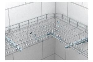 Flextray wire mesh basket  Instrumentation and signal cable tray