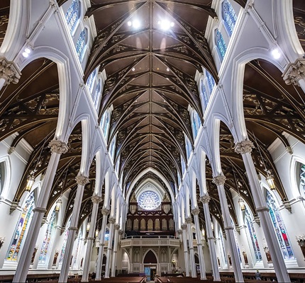 Soul of the City: McDonald Electrical Corp. refurbishes Cathedral of the Holy Cross