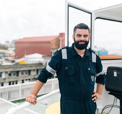 Electrician Justin Brunenkant Sets Sail on Africa Mercy Hospital Ship