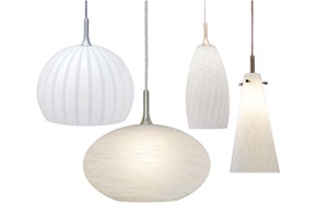 Nora Lighting's Bright White Pendants