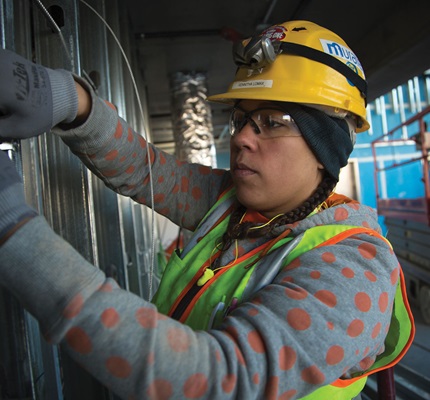 Women at Work - Kennitha Lomax Courtesy of Oregon Tradeswomen