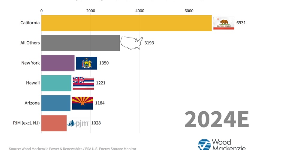 Cumulative U.S. Energy Storage Deployments by Market Source: Wood Mackenzie Power & Renewables / ESA U.S. Energy Storage Monitor