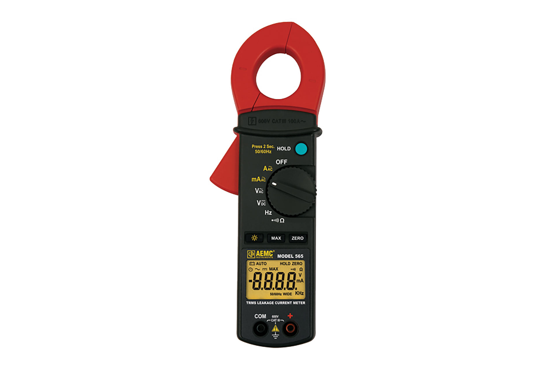 AEMC Instruments’ 565 clamp-on leakage current meter