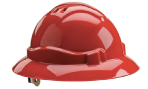 Gateway Safety’s Serpent full-brim, unvented helmet