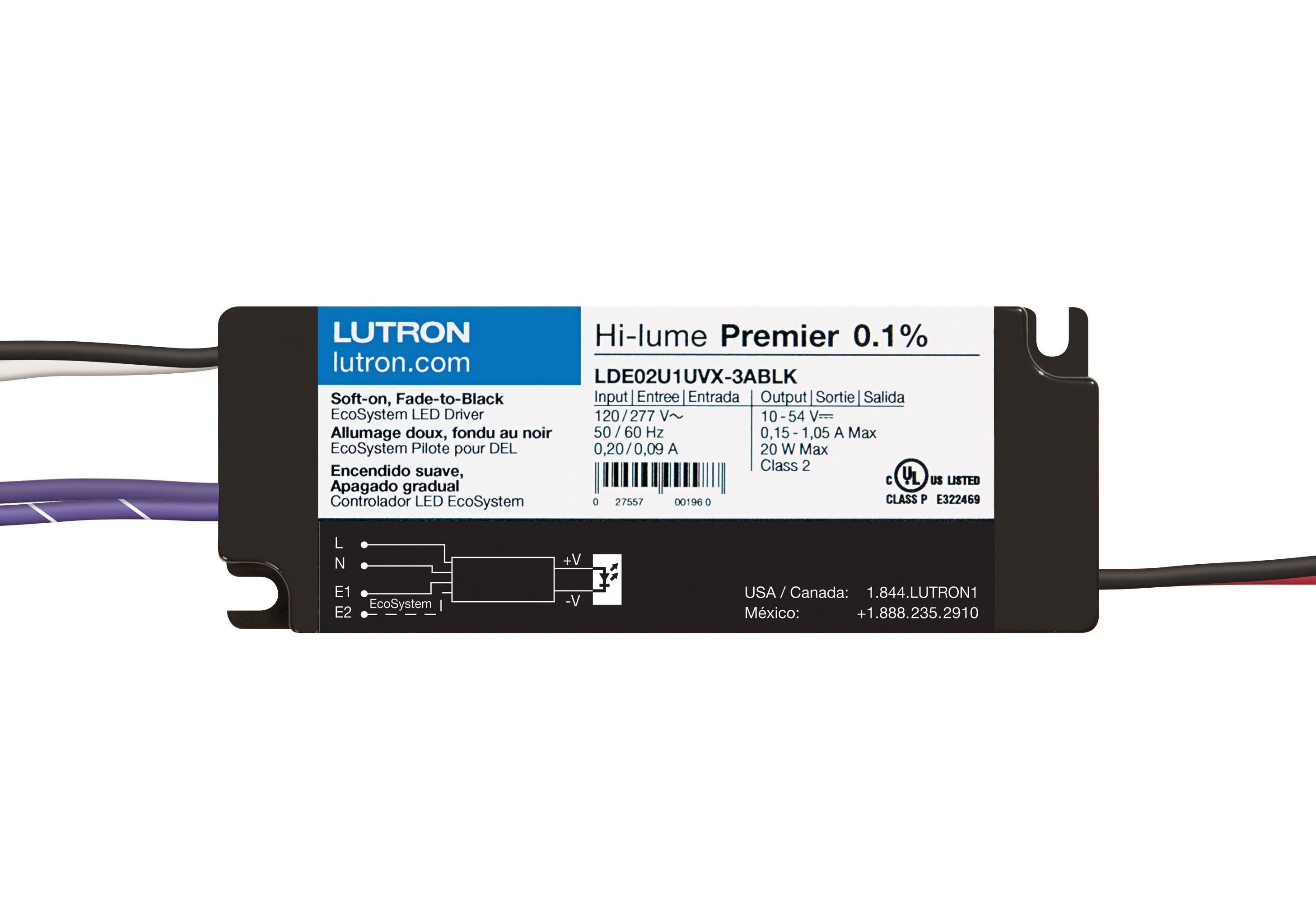 Lutron Electronics' Hi-Lume Premier Architectural Downlight Driver