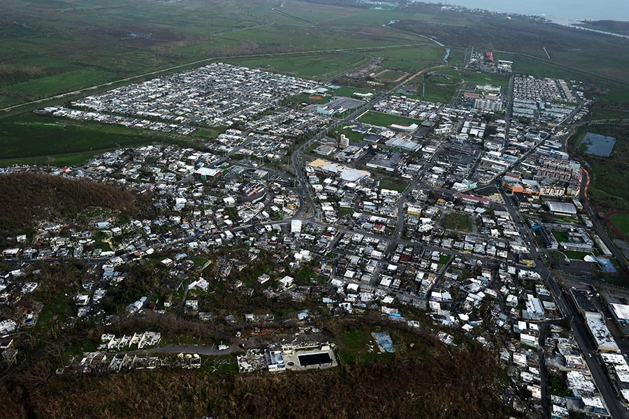 Hurricane Maria damage