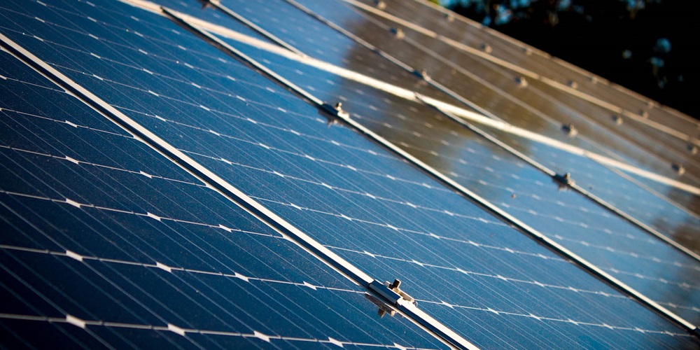 Solar panels.