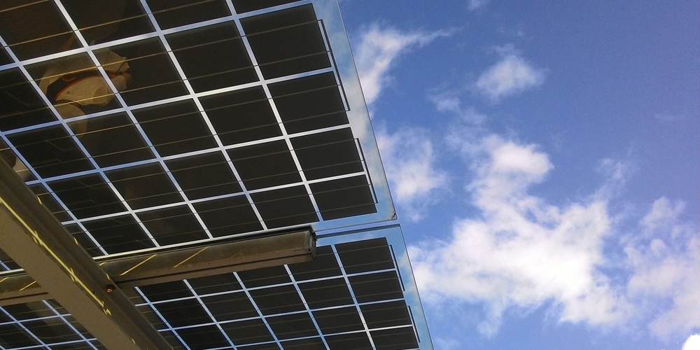 Solar panels.