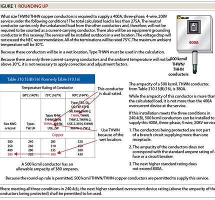 Sizing Conductors, Part XIX