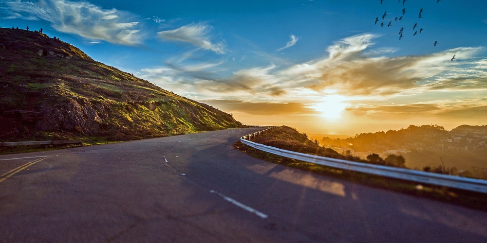 Road and Sun Image by Jan Alexander from Pixabay