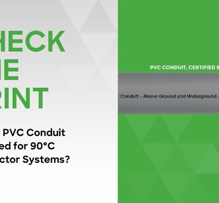 Check the Print: Is Your PVC Conduit Certified for 90°C Conductor Systems?