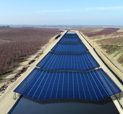 Covering Canals with Solar Panels Offers Dual Benefits for Drought-Stricken Regions