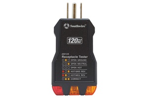 Southwire Tool and Equipment’s 40012S receptacle tester