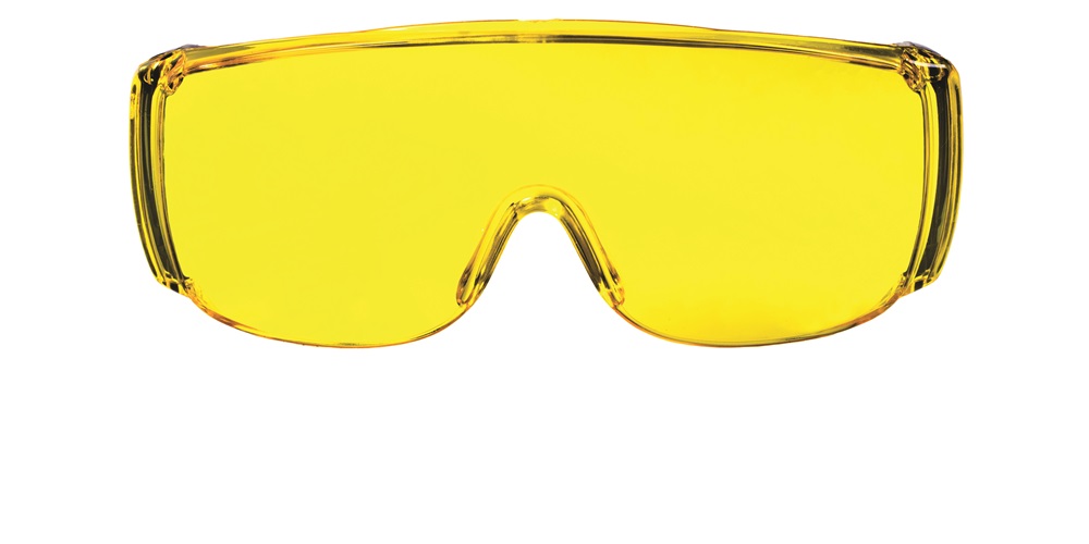 Yellow safety glasses, construction glasses. 2020 Construction Outlook: 2020 Vision Required