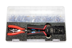 Platinum Tools' EZ-RJ45 90185 Cut/Strip/Terminate Kit