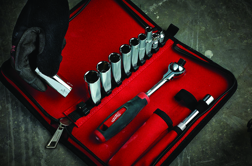 Milwaukee Tool's 12-Piece Ratchet and Socket Set
