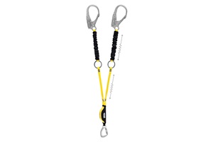Petzl's Absorbica-Y Tie-Back Double Lanyard