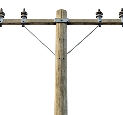 wood pole