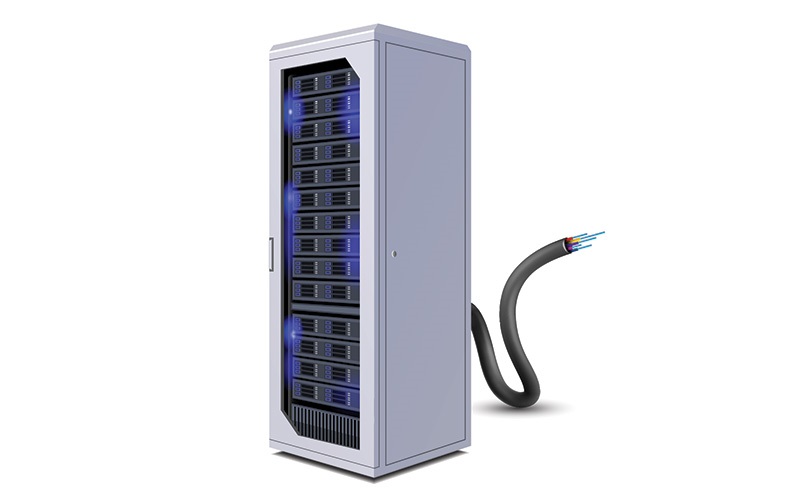 enclosure with cable