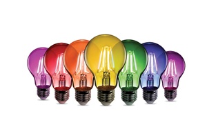 Feit Electric's Glass Color Filament Lamp