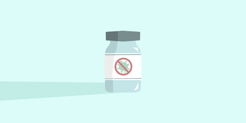 Illustration of a COVID-19 vaccine vial | Image by cromaconceptovisual / Pixabay