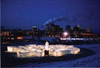 Minnesota Contractor Lights up Ice Maze for Carnival