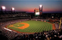 Large-venue lighting control and energy efficiency