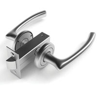 Under Electromechanical Lock and Key