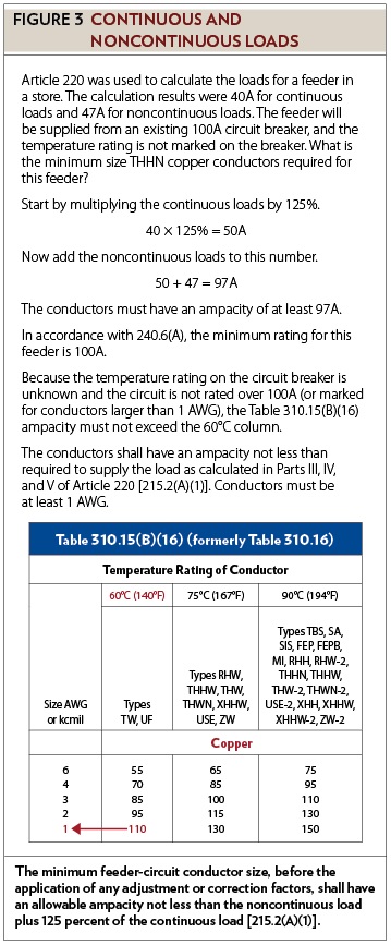 Sizing Conductors, Part IV