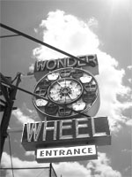 Coney Island's Wonder Wheel Turning Green