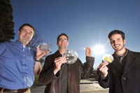 Glitter-Sized Photovoltaics Produce Competitive Results