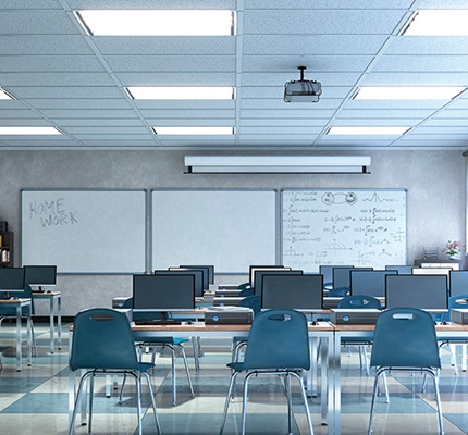 New School Lighting: Upgrading classroom illumination
