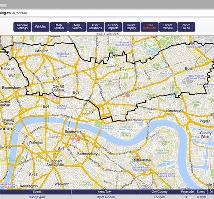 Electrical Contractor Uses Fleet Tracking to Draw Superhero Logos in London