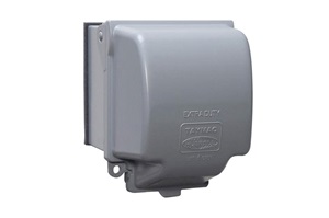 Hubbell TayMac's MX7200 Jumbo RaynGuard Receptacle Cover