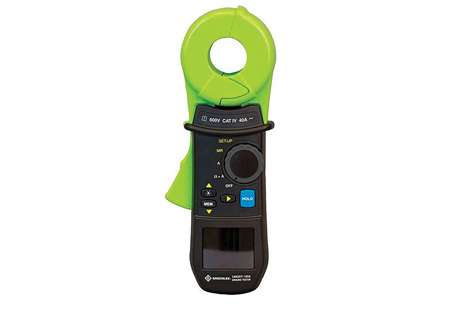 Greenlee’s handheld ground-resistance tester