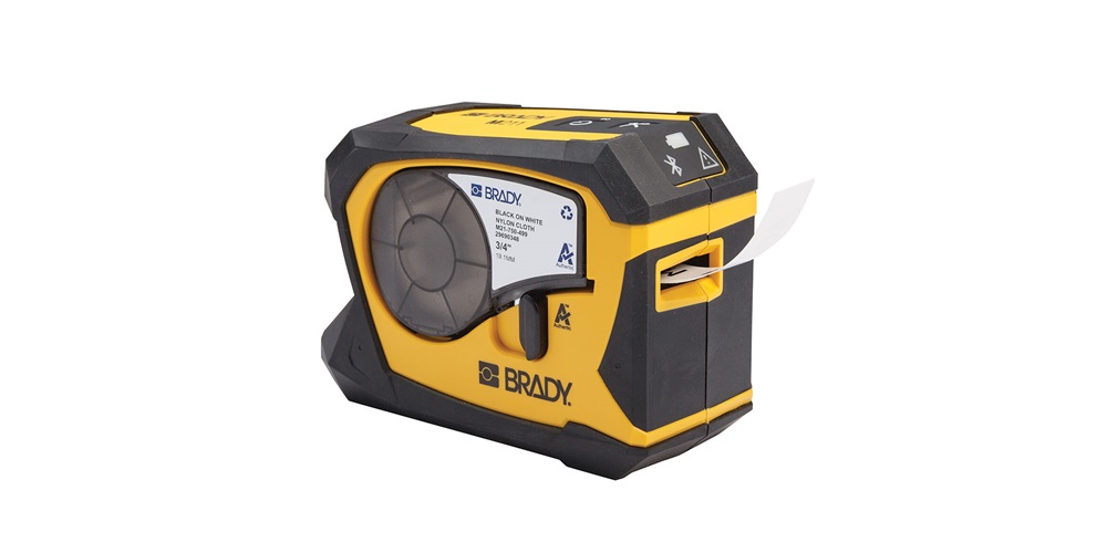 Brady M211 portable Bluetooth label printer. Image by www.bradyid.com.