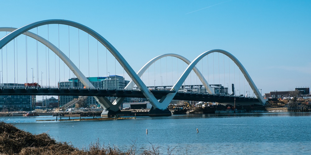 Frederick Douglass Memorial Bridge in Washington, D.C.