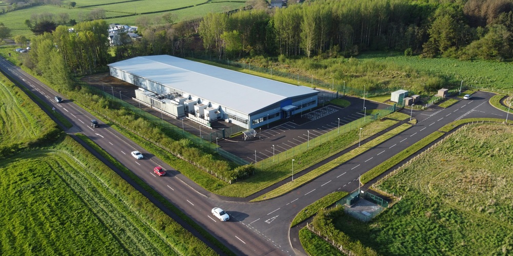 Data center in a rural area